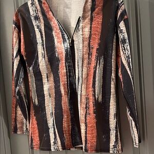 Striped Zip-Up Jacket